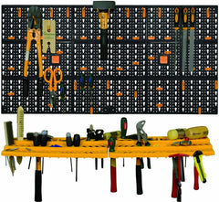 Étagère Porte-outils 332 Kit Panneaux Modulaires pour Outils 50 crochets