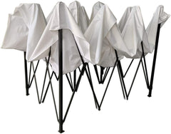 Gazebo A Accordéon Refermable Polyvalent 3x3 Mt EasyFlex De Jardin BLANC