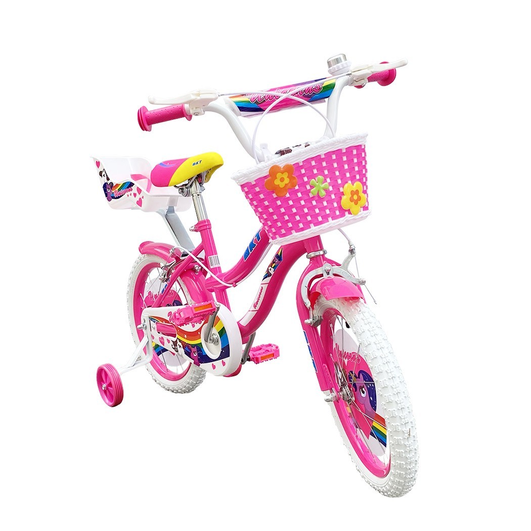 Vélo UNICORNO BKT taille 16 vélos pour enfant de 5 à 8 ans avec roues