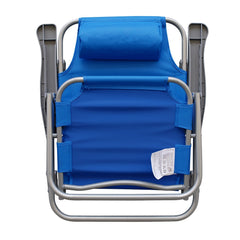 Chaise longue Inclinable Plage FUBUCA Structure en fer avec coussin