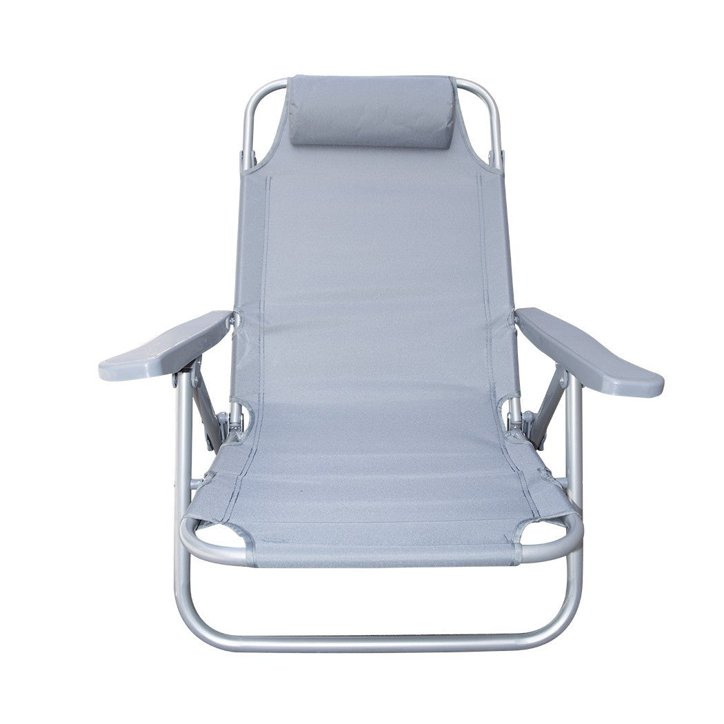 Chaise longue Inclinable Plage FUBUCA Structure en fer avec coussin