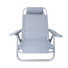 Chaise longue Inclinable Plage FUBUCA Structure en fer avec coussin