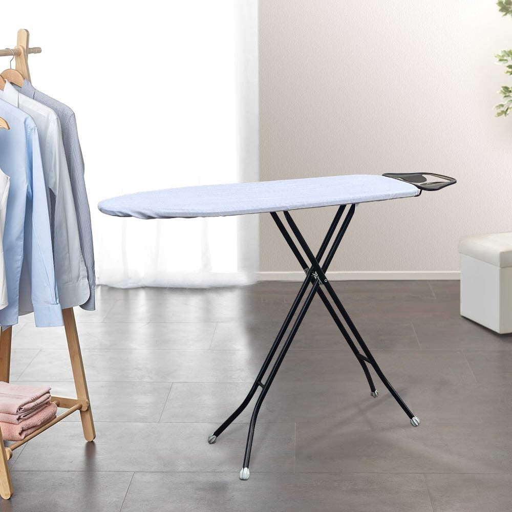 Planche à repasser 782908 en aluminium réglable en hauteur avec porte-chaudière