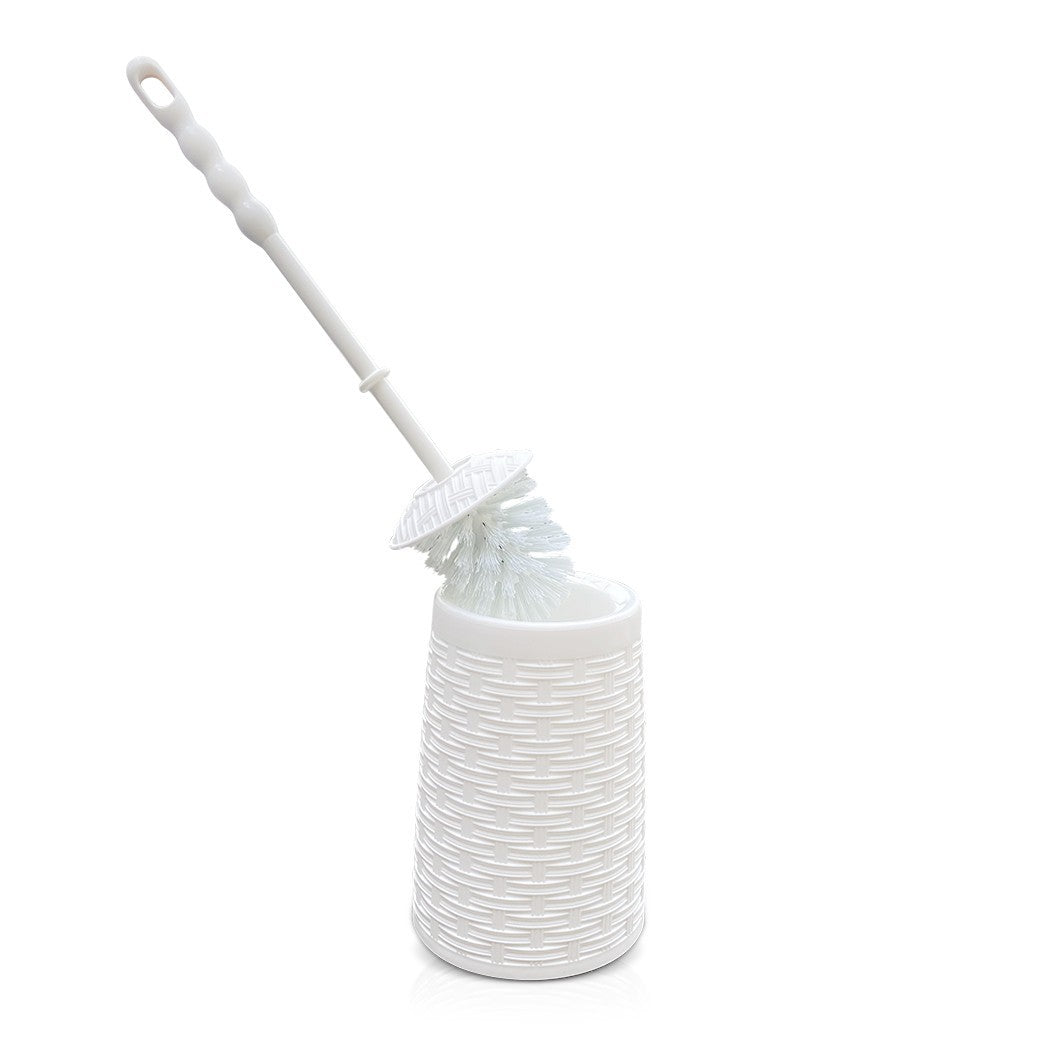 Ensemble 3pcs Accessoires De Bain Rattan 304636 Panier Linge Poubelle Poubelle