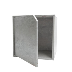 Cube Modulaire Bibliothèque 13232 Ciment frêne avec porte ouvrable CUBE STACK