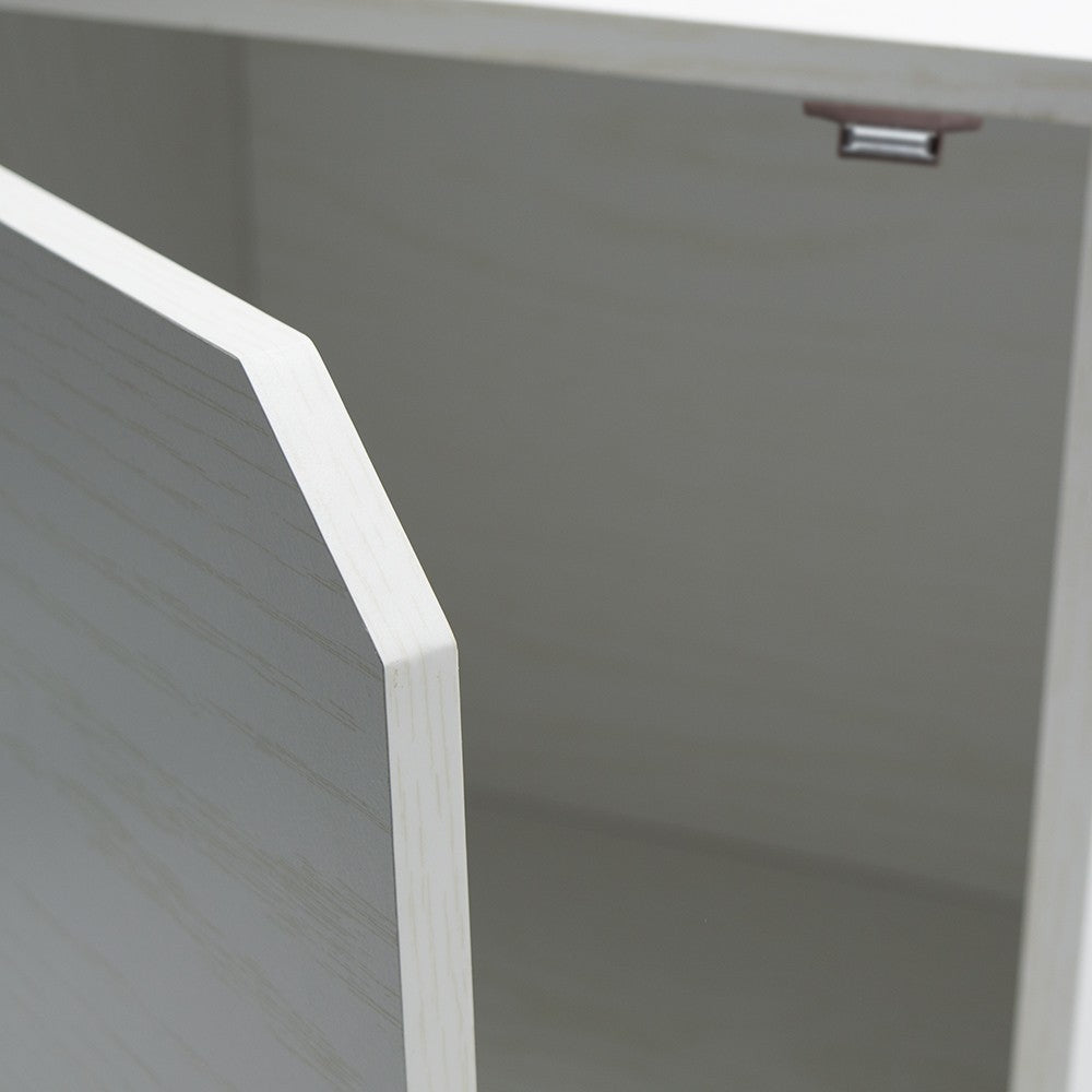 Cube Modulaire Bibliothèque 13232 Ciment frêne avec porte ouvrable CUBE STACK