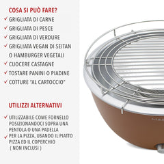 Gril BBQ MASTER Portable 529136 Alimentation par batterie Câble USB