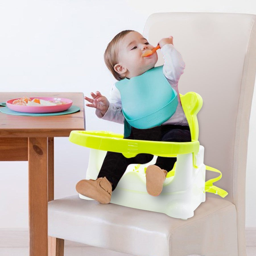 Chaise haute repas Enfants fixation sur table ceinture de sécurité et plateau