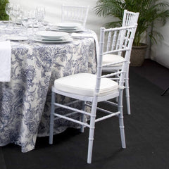Ensemble 2 chaises Chiavari Blanc Design Classic pour Catering Vintage