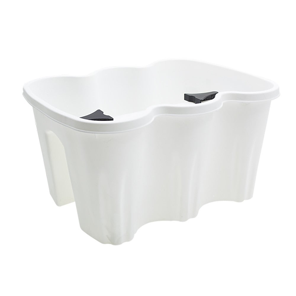 Planteur de balcon rectangulaire art. 120347 plastique polypropylène 37x28x20cm