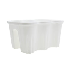 Planteur de balcon rectangulaire art. 120347 plastique polypropylène 37x28x20cm