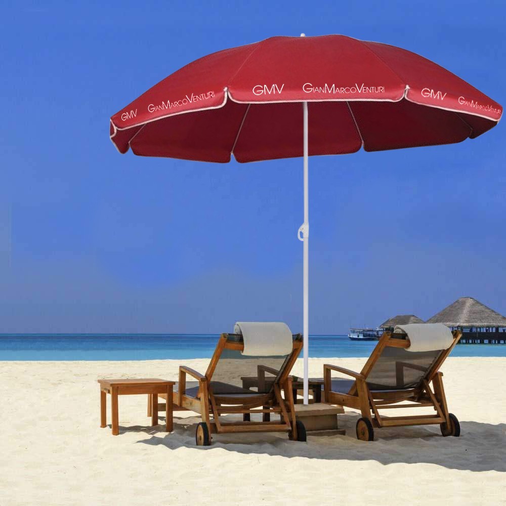 Parasol de mer Gian Marco Venturi 543719 avec poteau du milieu 160 cm