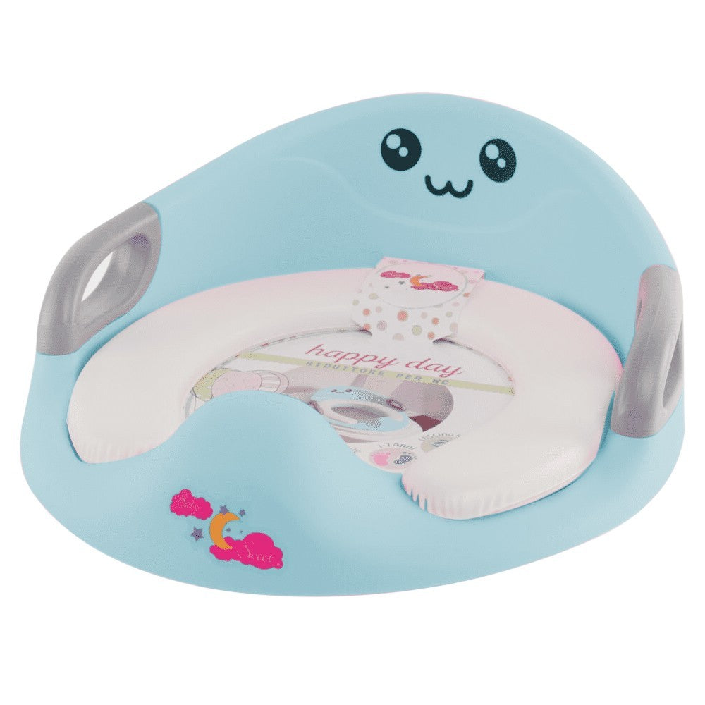 Réducteur WC pour Enfants 526200 Siège de Toilette Ovale Doux avec Bavette
