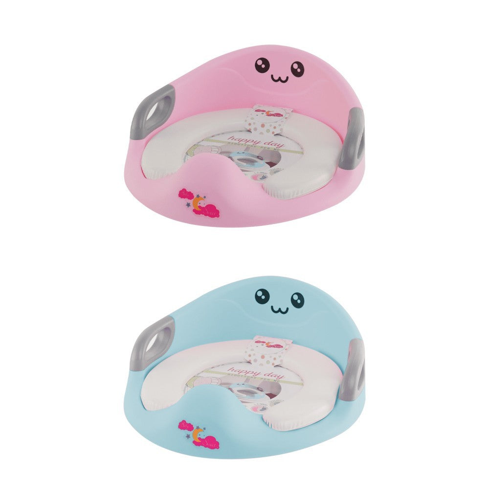 Réducteur WC pour Enfants 526200 Siège de Toilette Ovale Doux avec Bavette