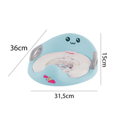 Réducteur WC pour Enfants 526200 Siège de Toilette Ovale Doux avec Bavette