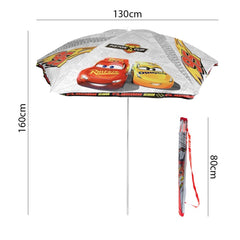 Parasol pour enfants de plage et extérieur 503936 animation Cars 130 cm Voitures