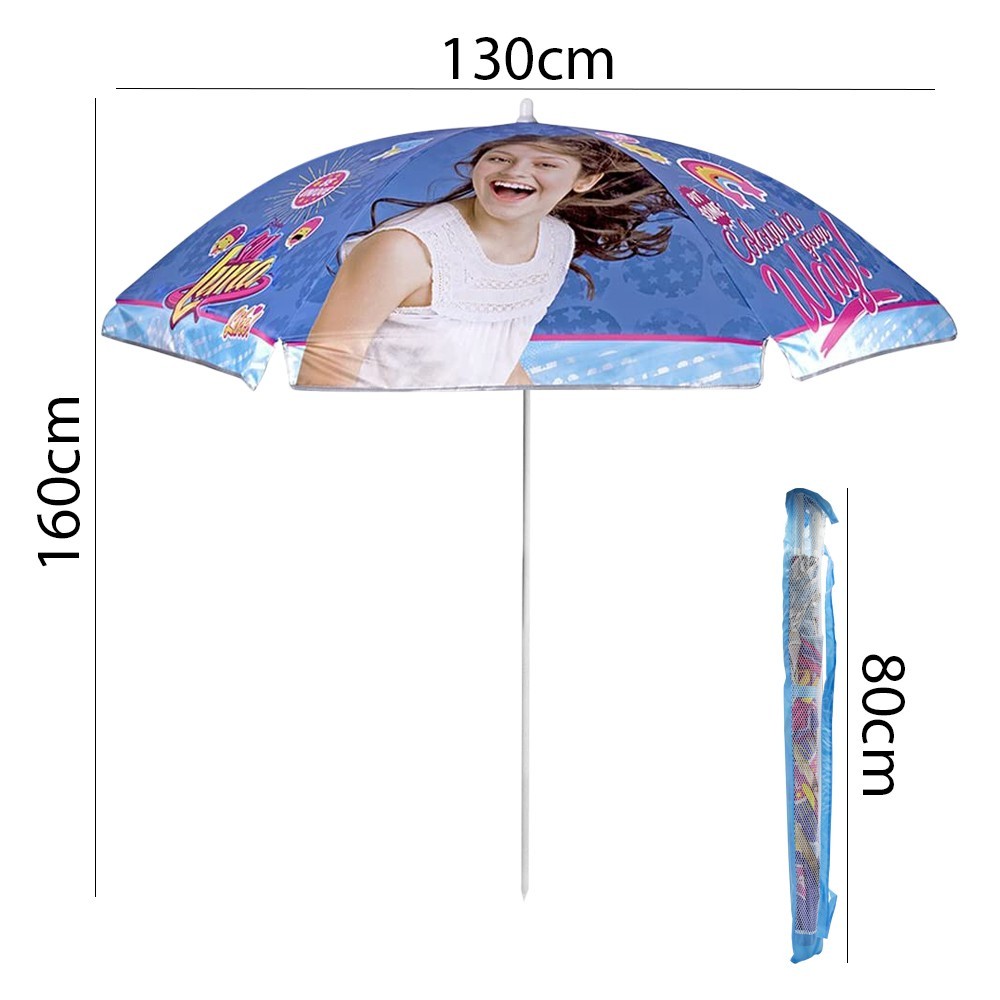 Parasol pour enfants de plage et extérieur 503936 feuilleton SoyLuna 130 cm