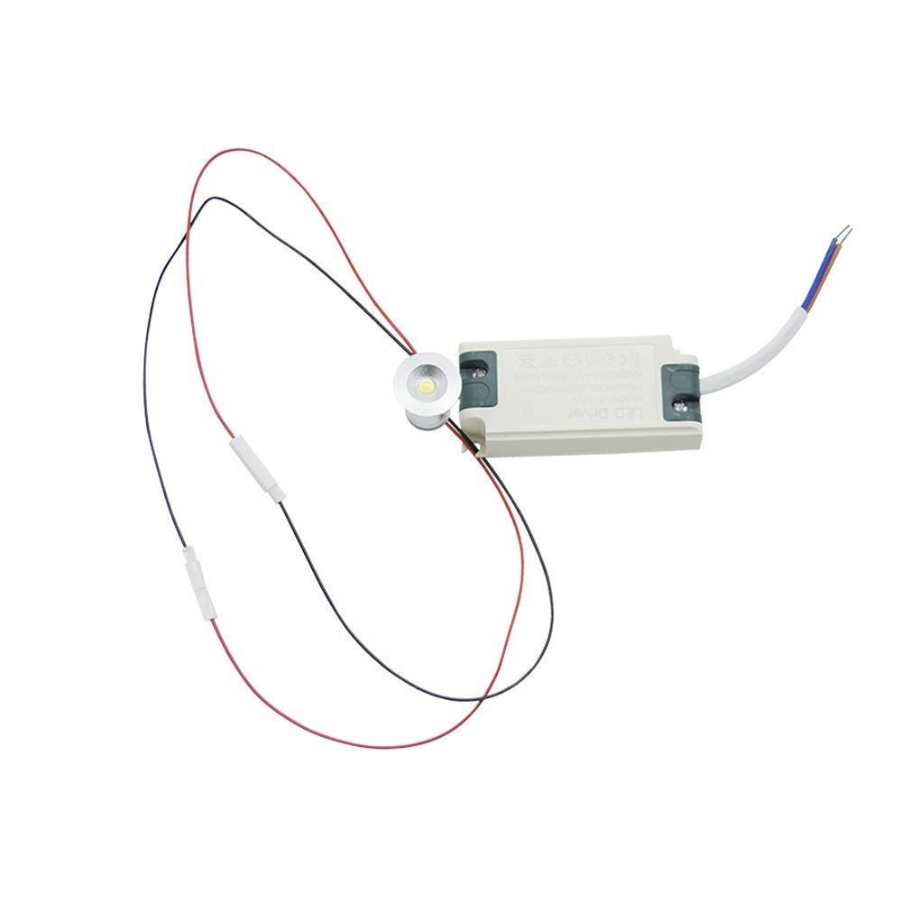 Ensemble de 9 mini projecteurs LED 1W longue durée avec protection IP65