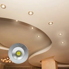 Ensemble de 9 mini projecteurs LED 1W longue durée avec protection IP65