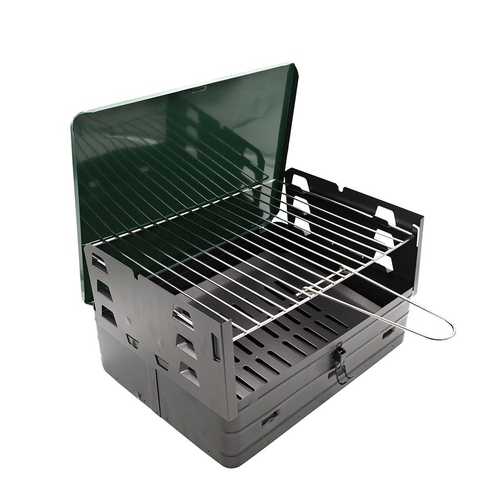 Barbecue à Malette art. 045 à Charbon avec grille réglable 40x30xH74 cm