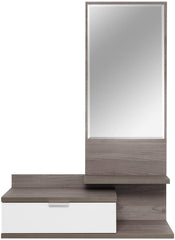 Meuble d’entrée Dahlia avec tiroir et miroir de style moderne 116x81x29 cm