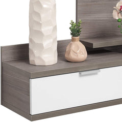 Meuble d’entrée Dahlia avec tiroir et miroir de style moderne 116x81x29 cm