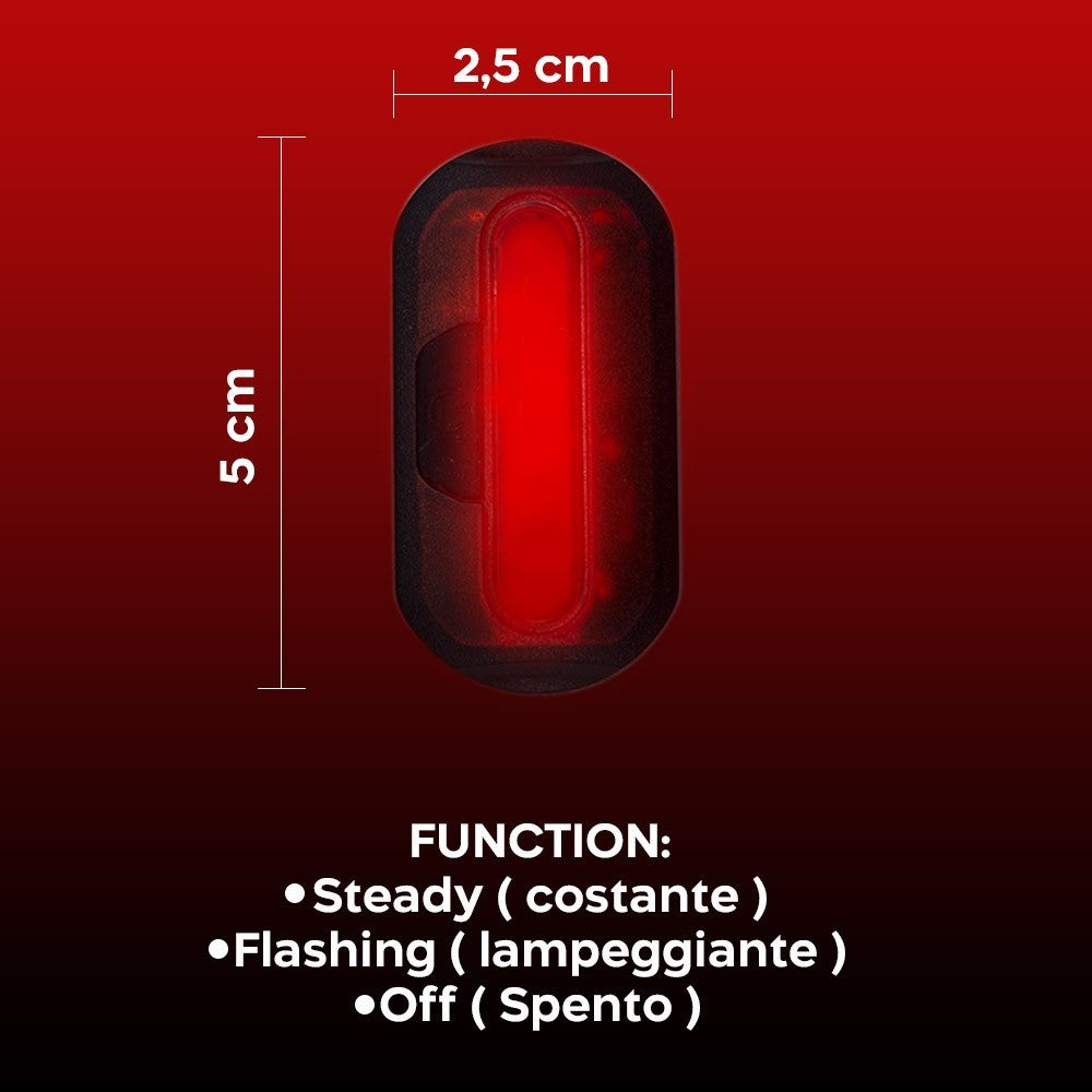Kit Lumières de vélo LED PDR feux avant et arrière A14680 universel