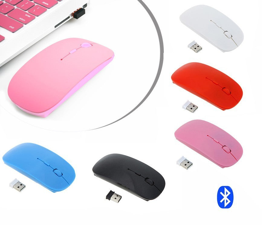 Souris optique PC portable usb sans fil 2,4 GHz fine et de différentes couleurs