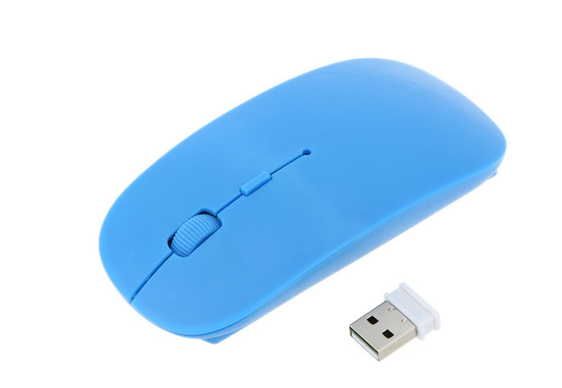 Souris optique PC portable usb sans fil 2,4 GHz fine et de différentes couleurs
