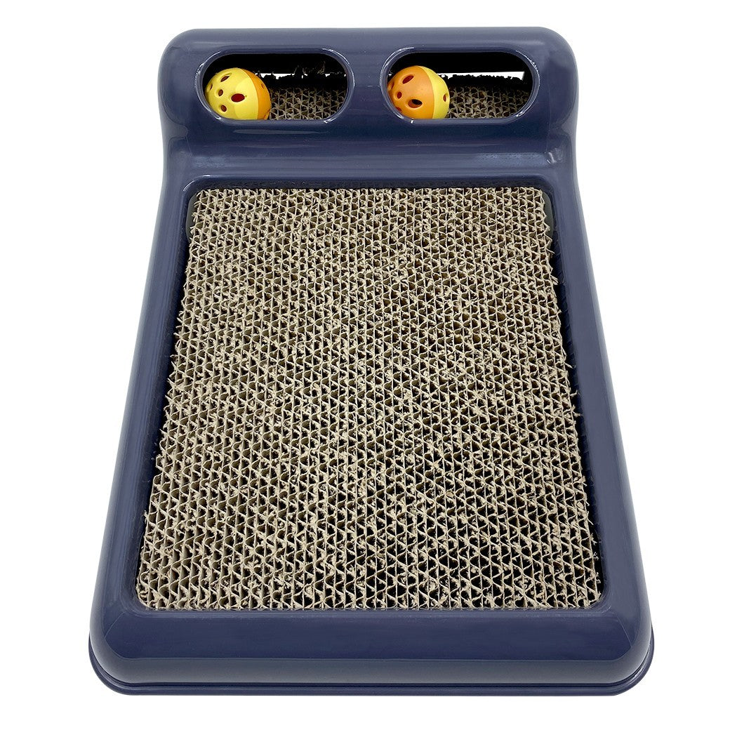 Griffoir FLIPPER 10595 Jeu avec 2 boules pour chats avec carton ondulé