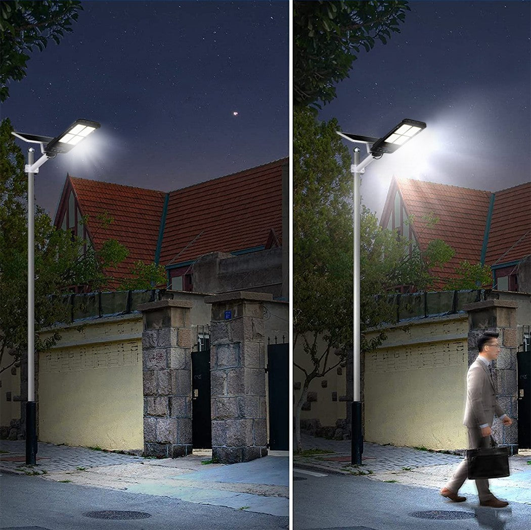 Lampadaire à panneau solaire 293004 capteur de mouvement 300W protection IP67