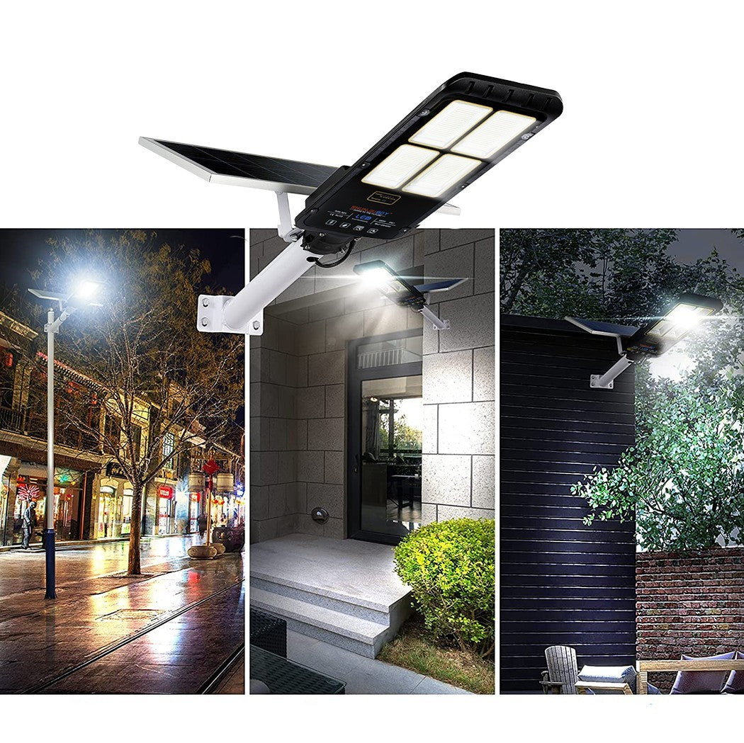 Lampadaire à panneau solaire 293004 capteur de mouvement 300W protection IP67