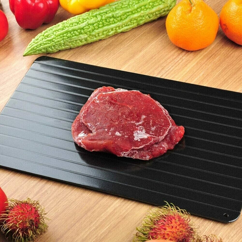 Plateau en aluminium Décongélation rapide 18734 pour aliments congelés 23x16 cm