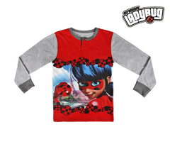 22-2283 Pyjama enfant imprimé LADYBUG manches longues de 4 à 10 ans en coton