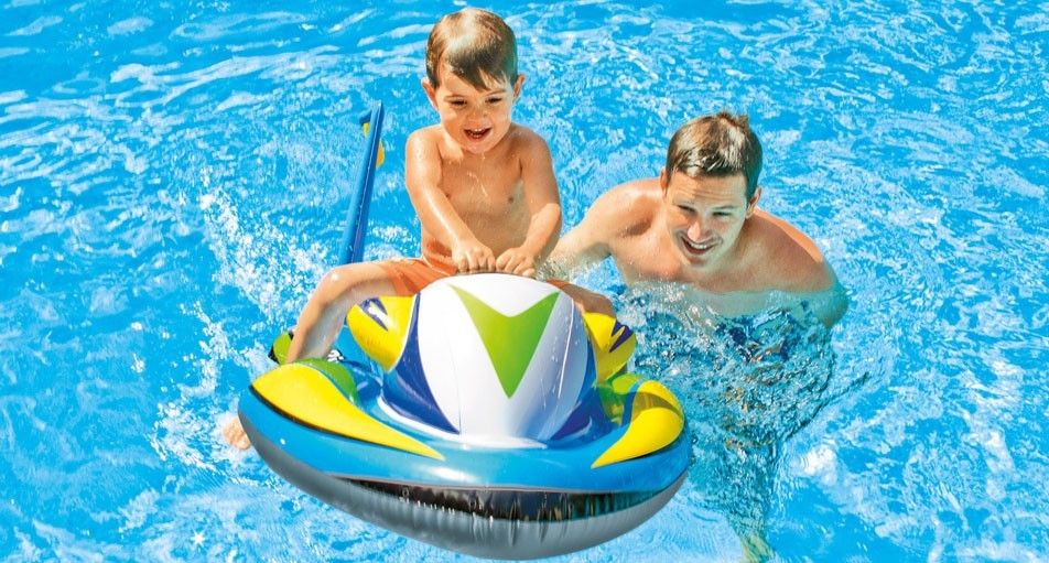 Jet-ski gonflable pour enfant marque INTEX 117 x 77 cm