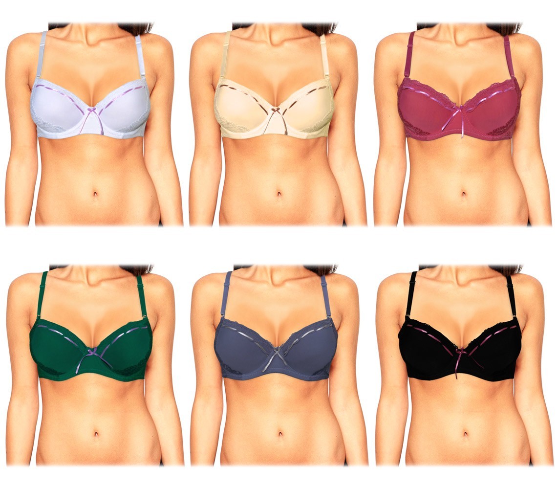 4813 Set de 3 soutien-gorge modèle LEILA en plusieurs tailles