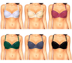 4813 Set de 3 soutien-gorge modèle LEILA en plusieurs tailles