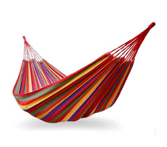 Hamac coton couleur extérieure 276 846 200 L. x P. 80 cm avec sac