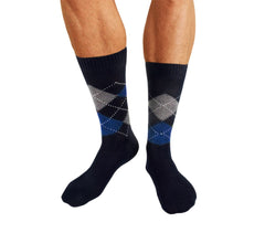 Pack de 6 ou 12 paires de chaussettes en fil d'Ecosse pour hommes -Taille unique