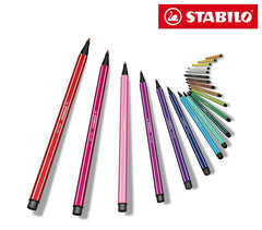 6830-6 Boîte métal de 30 feutres Stabilo Pen 68 trait 1 mm couleurs assorties