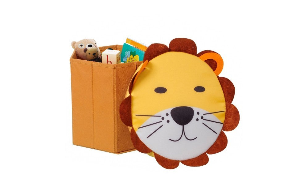 Boite de rangement avec couvercle pour chambre enfant - Range jouet 27 x H28 cm