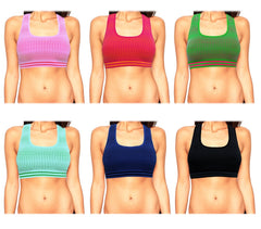 Ensemble de 3 soutiens gorge de sport - Brassière - mod. ASHLEY