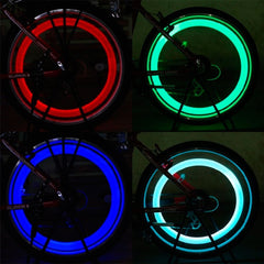 Conduit feux pour voitures -décoration vélo et moto roue visibilité dans la nuit