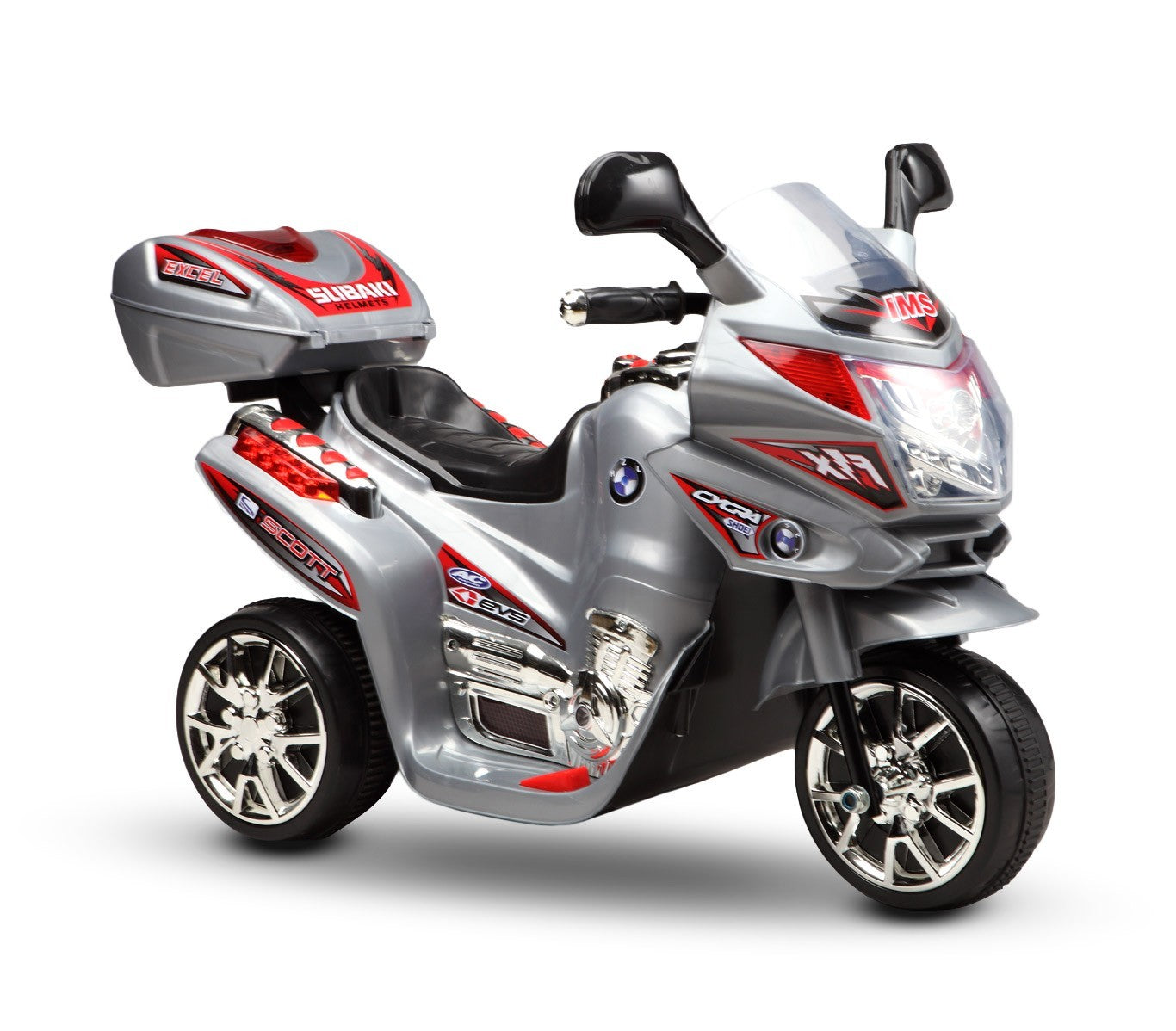 Moto électrique LT810 pour enfant VIP 3 roues 6V avec sons et lumières réaliste
