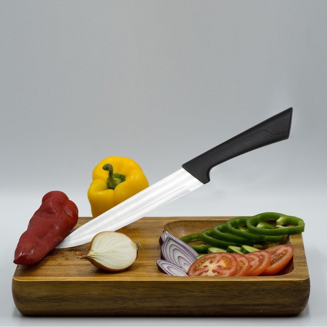 Ensemble de couteaux chef 5 Pcs en acier poignée ergonomique de 22 à 32 cm