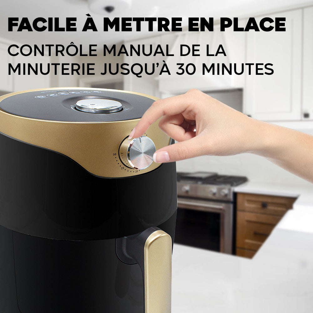 Friteuse à air AF501 jusqu’à 200°C MyIdea capacité 5,5 LT puissance 1350watts