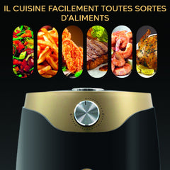 Friteuse à air AF501 jusqu’à 200°C MyIdea capacité 5,5 LT puissance 1350watts
