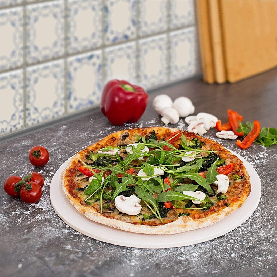 Pierre Réfractaire pour cuisson Pizza Plaque à pâtisserie avec base ronde Ø30 cm