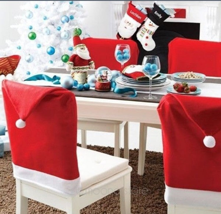 Couverture de Noel chapeau Santa pour dossier 70 x 52 cm