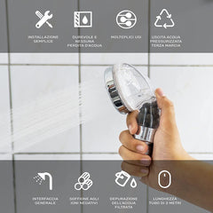 Douche pour robinet d’évier portatif 14877 tube télescopique 1mt et support